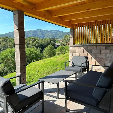 Wooden Baznik With Hot Tub Cerklje ob Krki