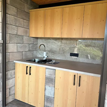 Wooden Baznik With Hot Tub