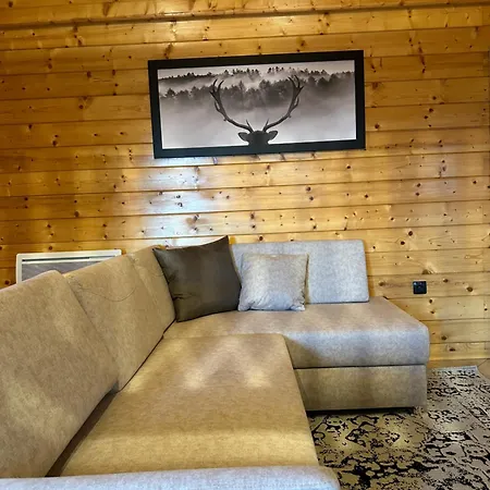 Počitniška hiša Wooden Baznik With Hot Tub *