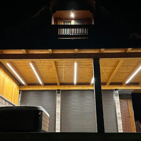 Wooden Baznik With Hot Tub Cerklje ob Krki