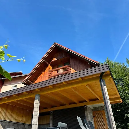 Wooden Baznik With Hot Tub 別荘