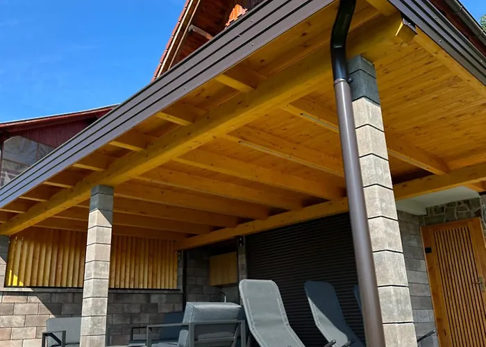 Prázdninový dům Wooden Baznik With Hot Tub *