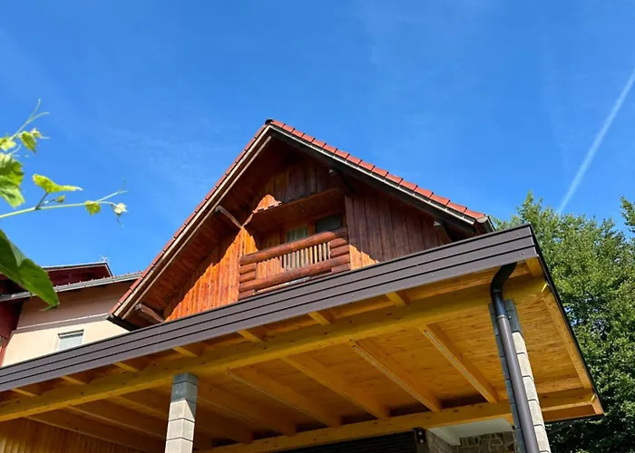 Wooden Baznik With Hot Tub Prázdninový dům